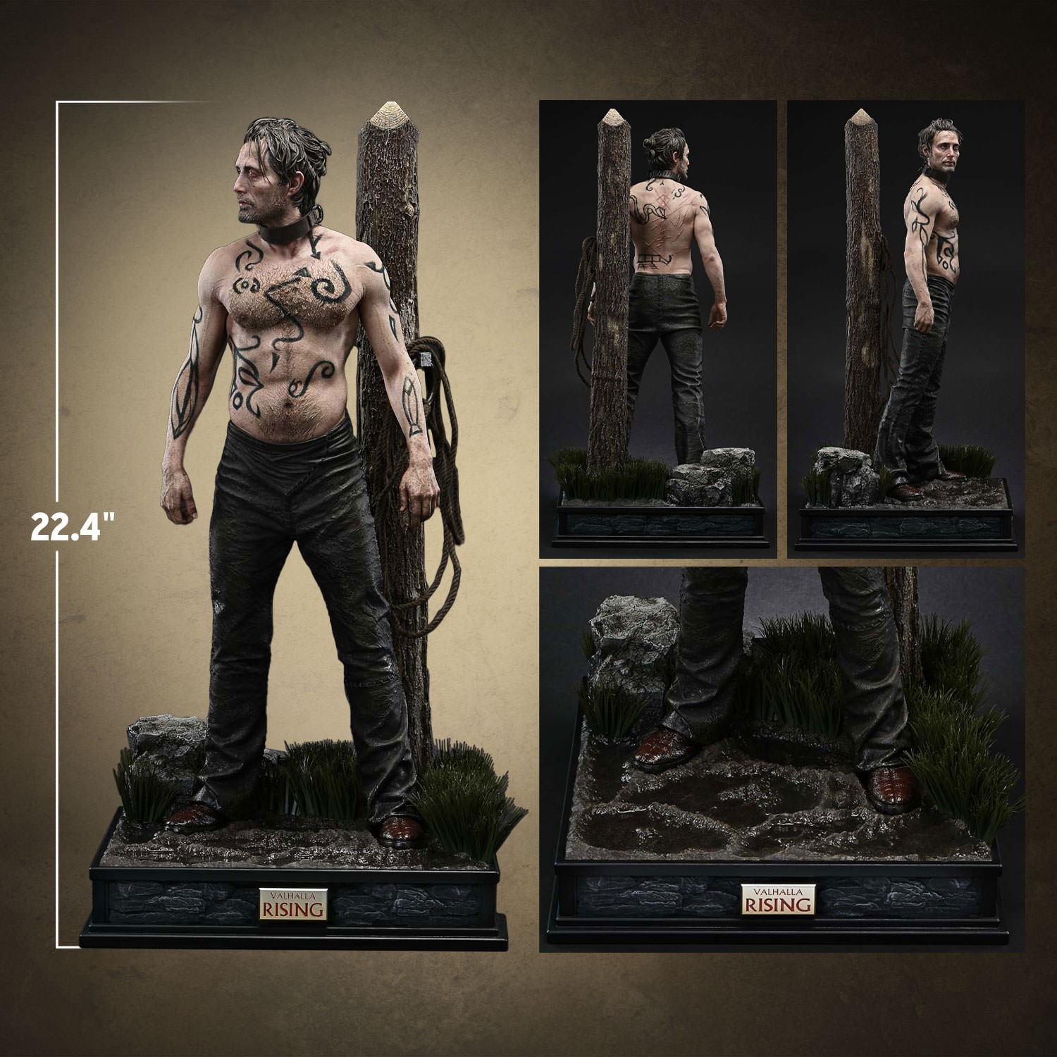 Valhalla Rising One Eye Statues  (Prototype Shown) View 2