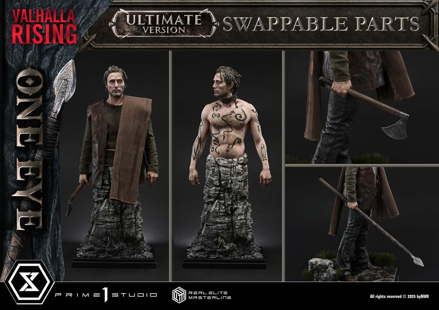 Valhalla Rising One Eye (Ultimate Version) Statues  (Prototype Shown) View 6