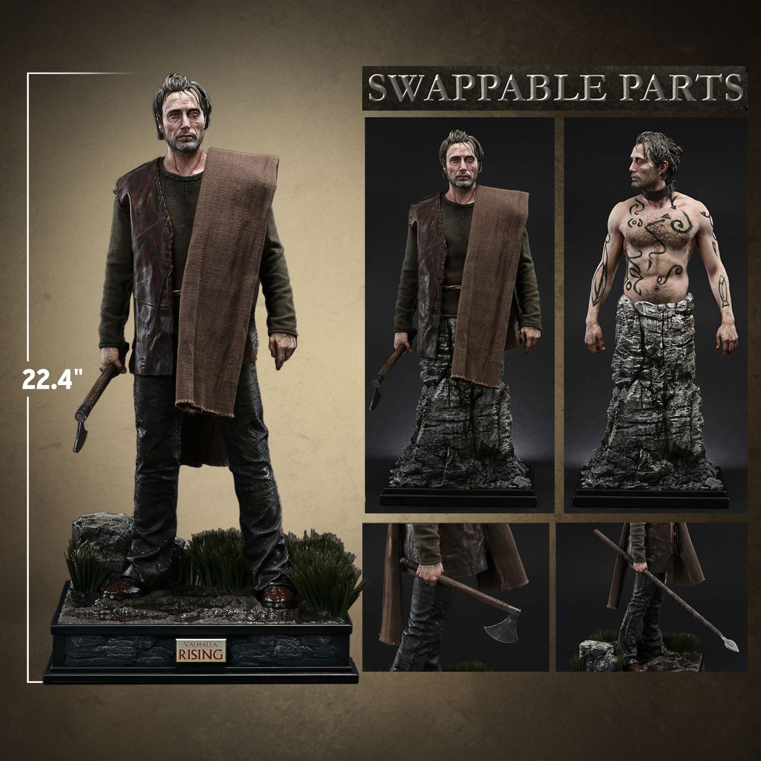 Valhalla Rising One Eye (Ultimate Version) Statues  (Prototype Shown) View 2