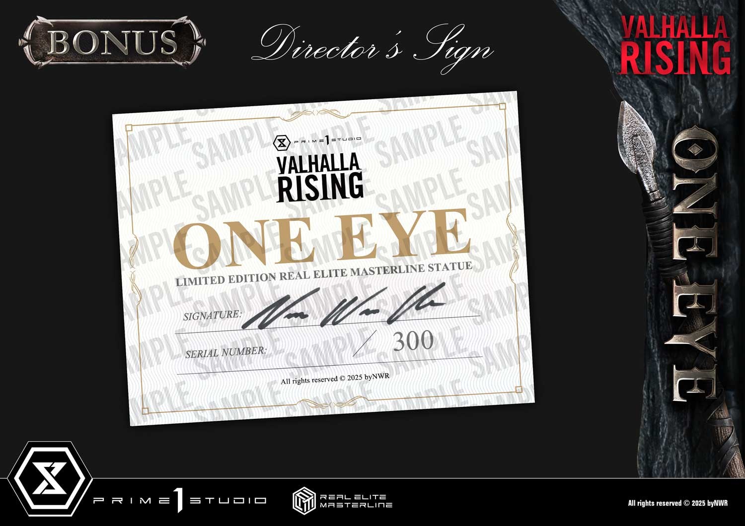 Valhalla Rising One Eye (Ultimate Bonus Version) Statues  (Prototype Shown) View 12