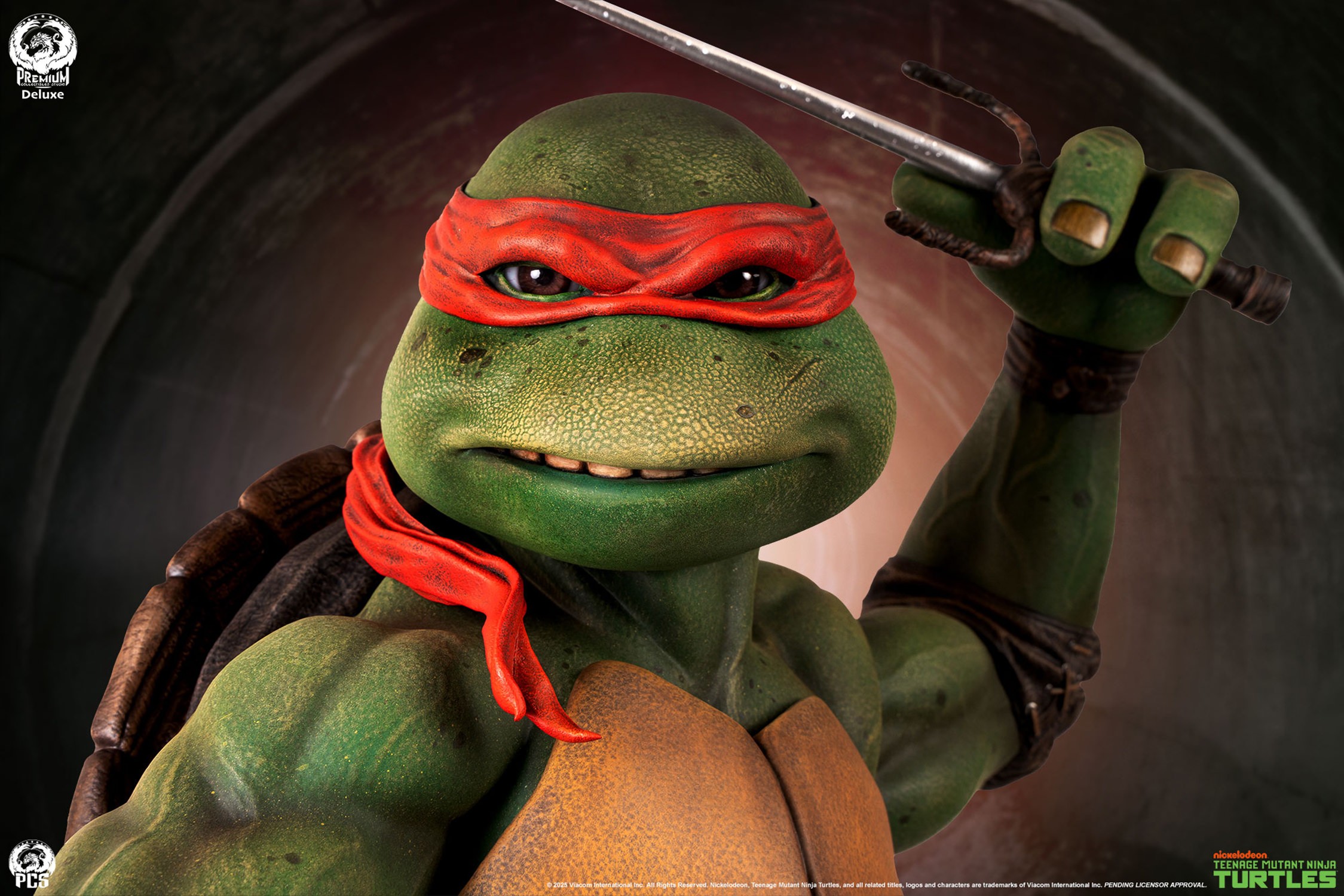 Teenage Mutant Ninja Turtles TMNT – Raphael (Deluxe Edition) 1:2 Scale Statue  (Prototype Shown) View 7