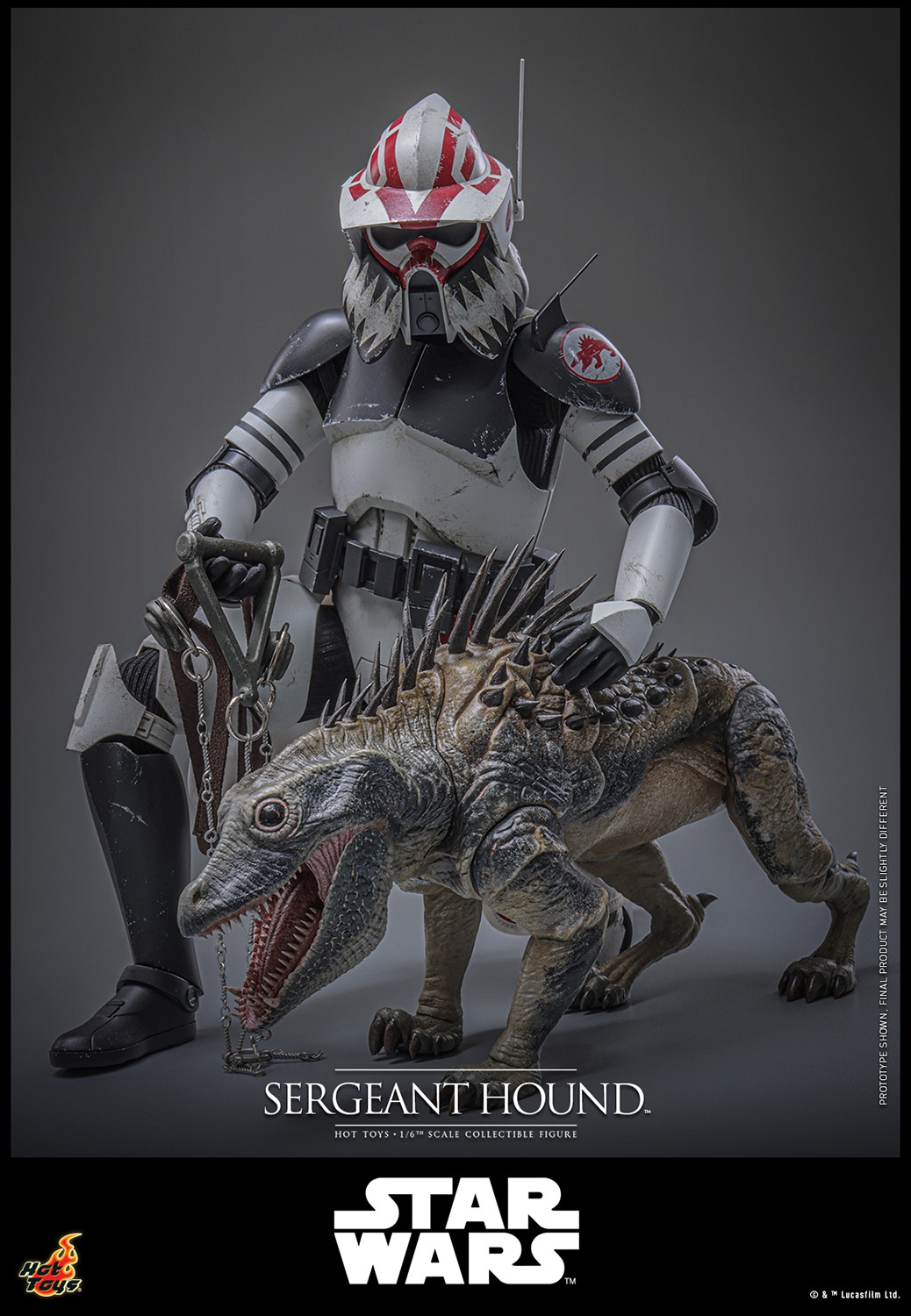 Star Wars Sergeant Hound™ Sixth Scale Figure  (Prototype Shown) View 4