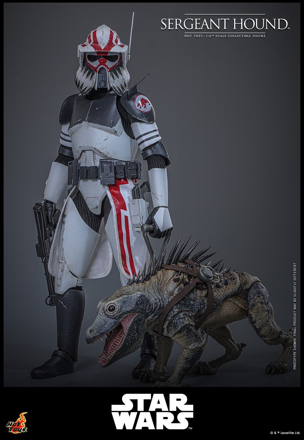 Star Wars Sergeant Hound™ Sixth Scale Figure  (Prototype Shown) View 6