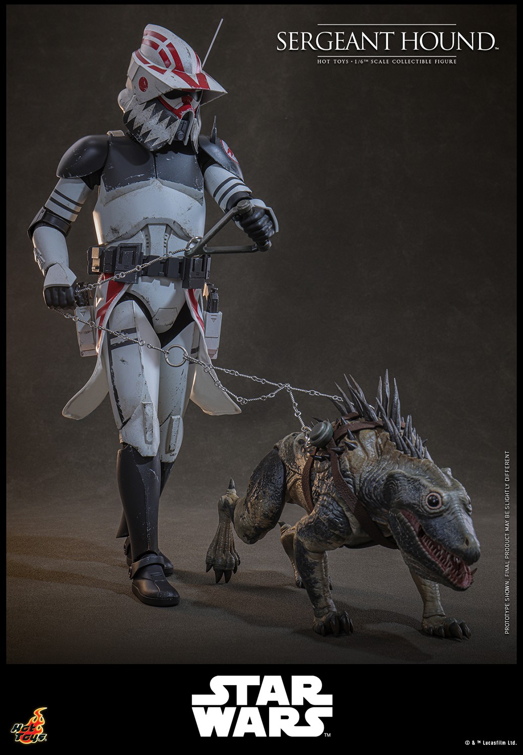 Star Wars Sergeant Hound™ Sixth Scale Figure  (Prototype Shown) View 7