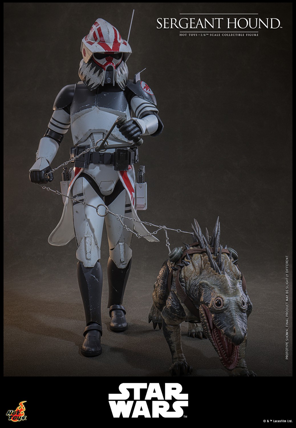 Star Wars Sergeant Hound™ Sixth Scale Figure  (Prototype Shown) View 8