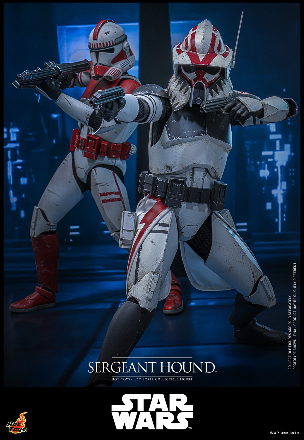 Star Wars Sergeant Hound™ Sixth Scale Figure  (Prototype Shown) View 11