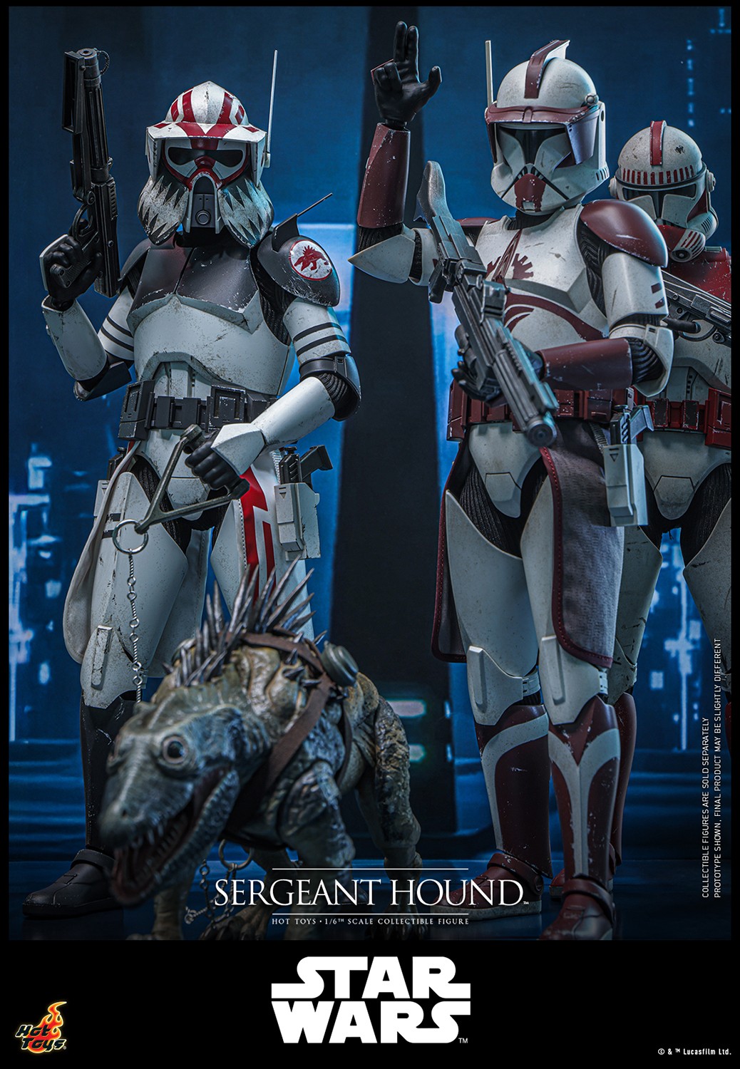 Star Wars Sergeant Hound™ Sixth Scale Figure  (Prototype Shown) View 12