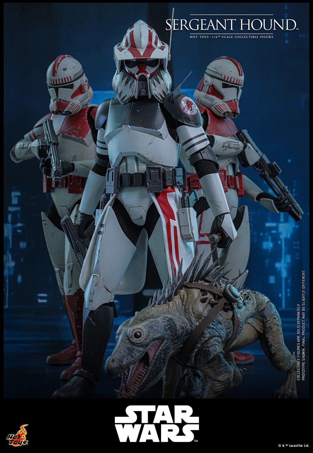 Star Wars Sergeant Hound™ Sixth Scale Figure  (Prototype Shown) View 15