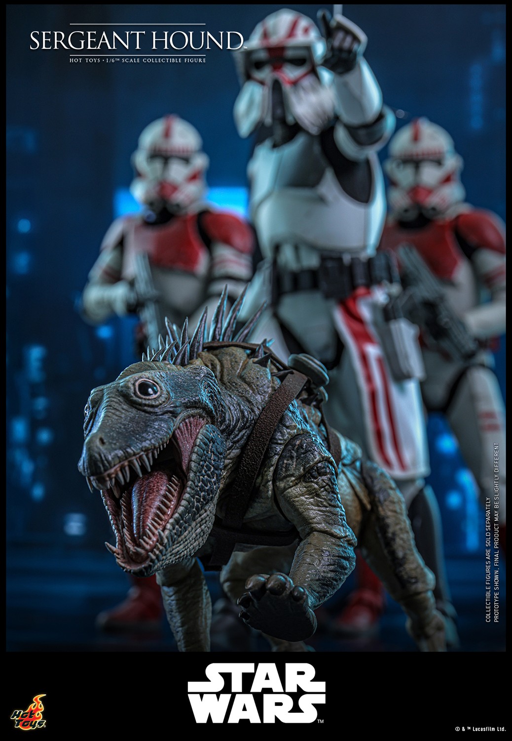 Star Wars Sergeant Hound™ Sixth Scale Figure  (Prototype Shown) View 17