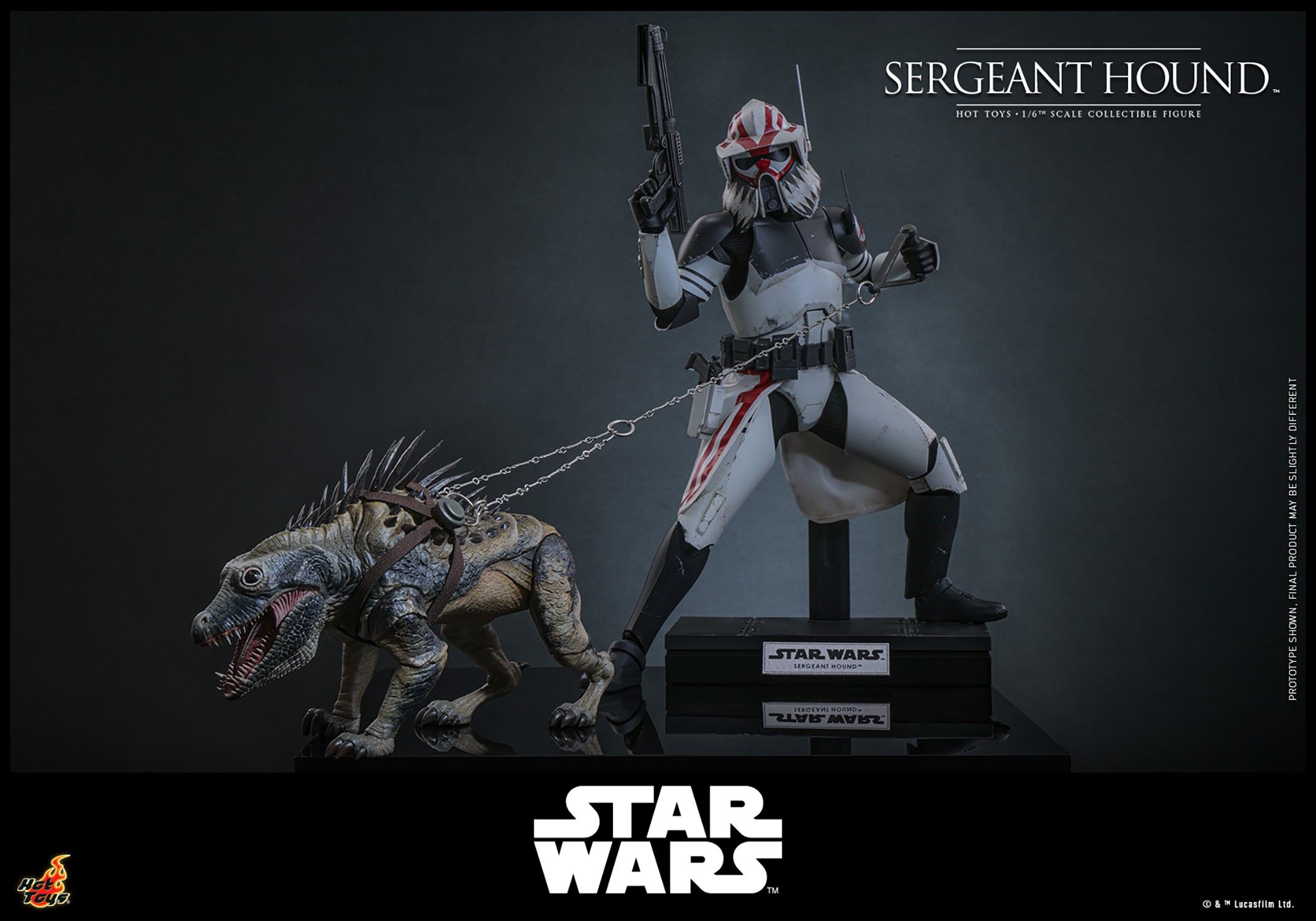 Star Wars Sergeant Hound™ Sixth Scale Figure  (Prototype Shown) View 18