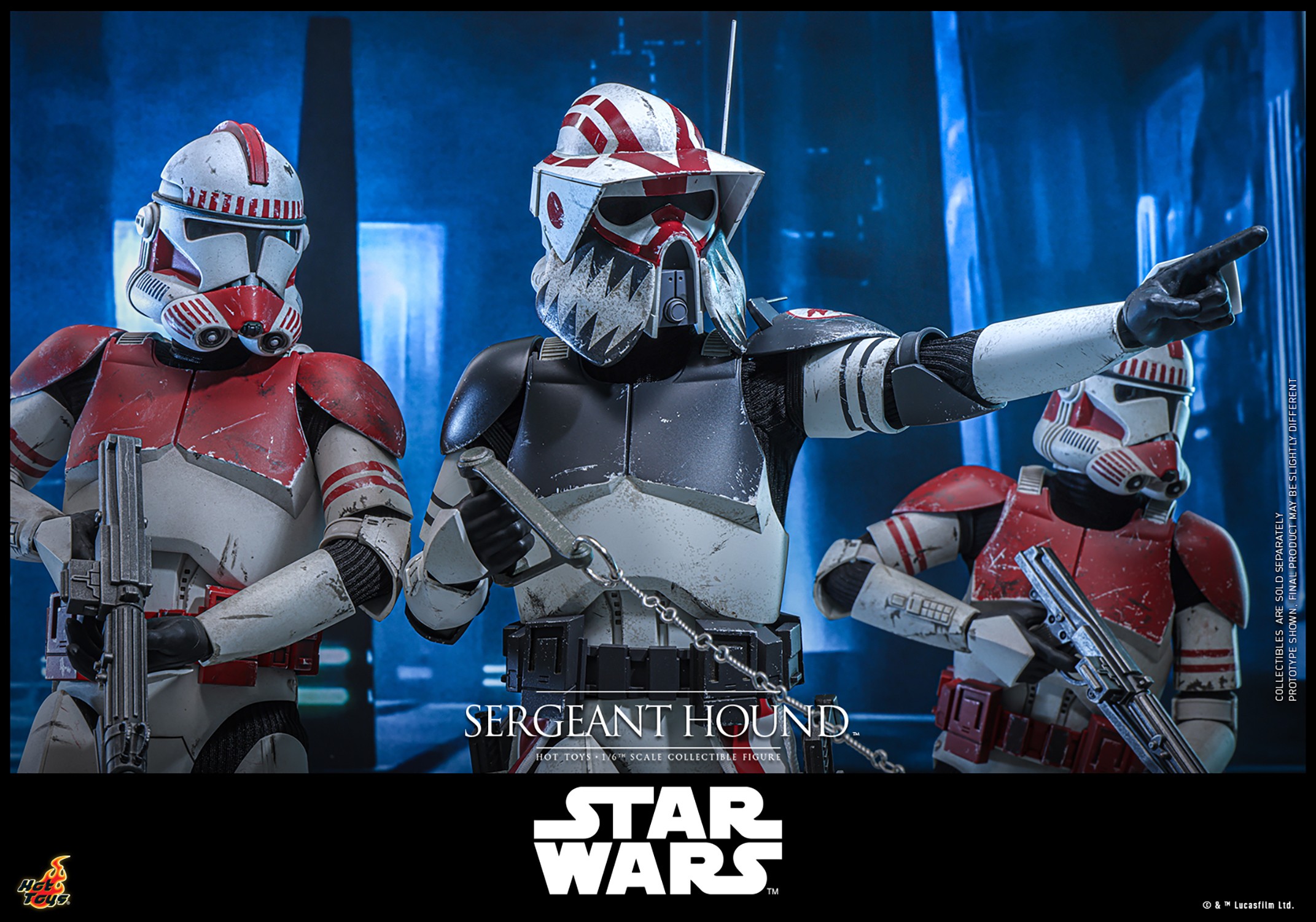 Star Wars Sergeant Hound™ Sixth Scale Figure  (Prototype Shown) View 19