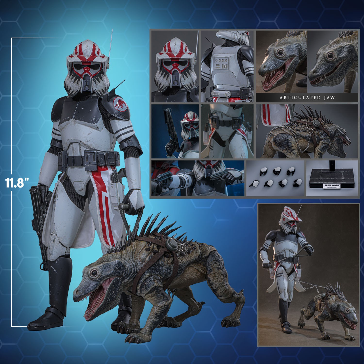 Star Wars Sergeant Hound™ Sixth Scale Figure  (Prototype Shown) View 2