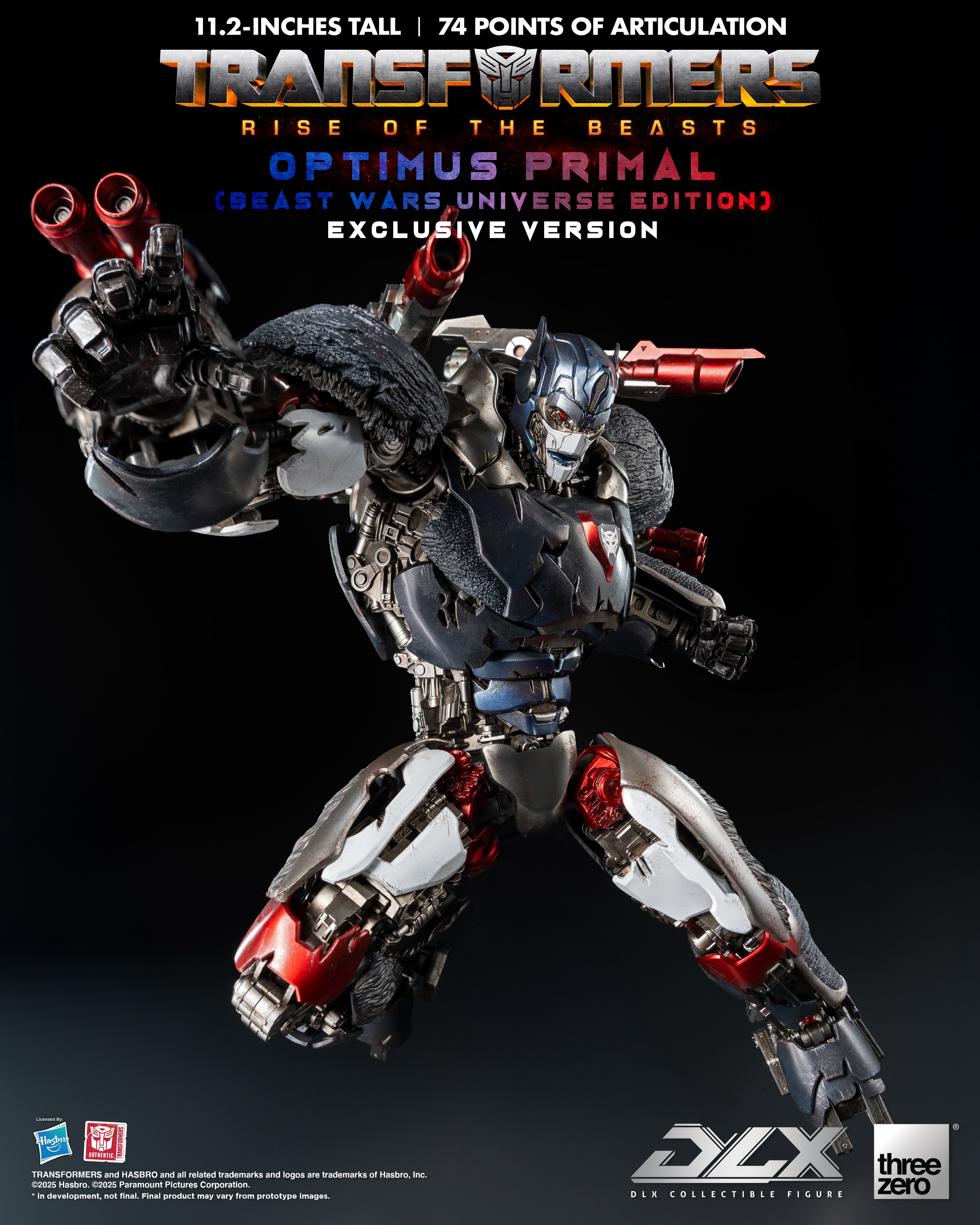 Transformers Optimus Primal (Beast Wars Universe Edition) DLX Exclusive Version Action Figure  Collector Edition (Prototype Shown) View 9