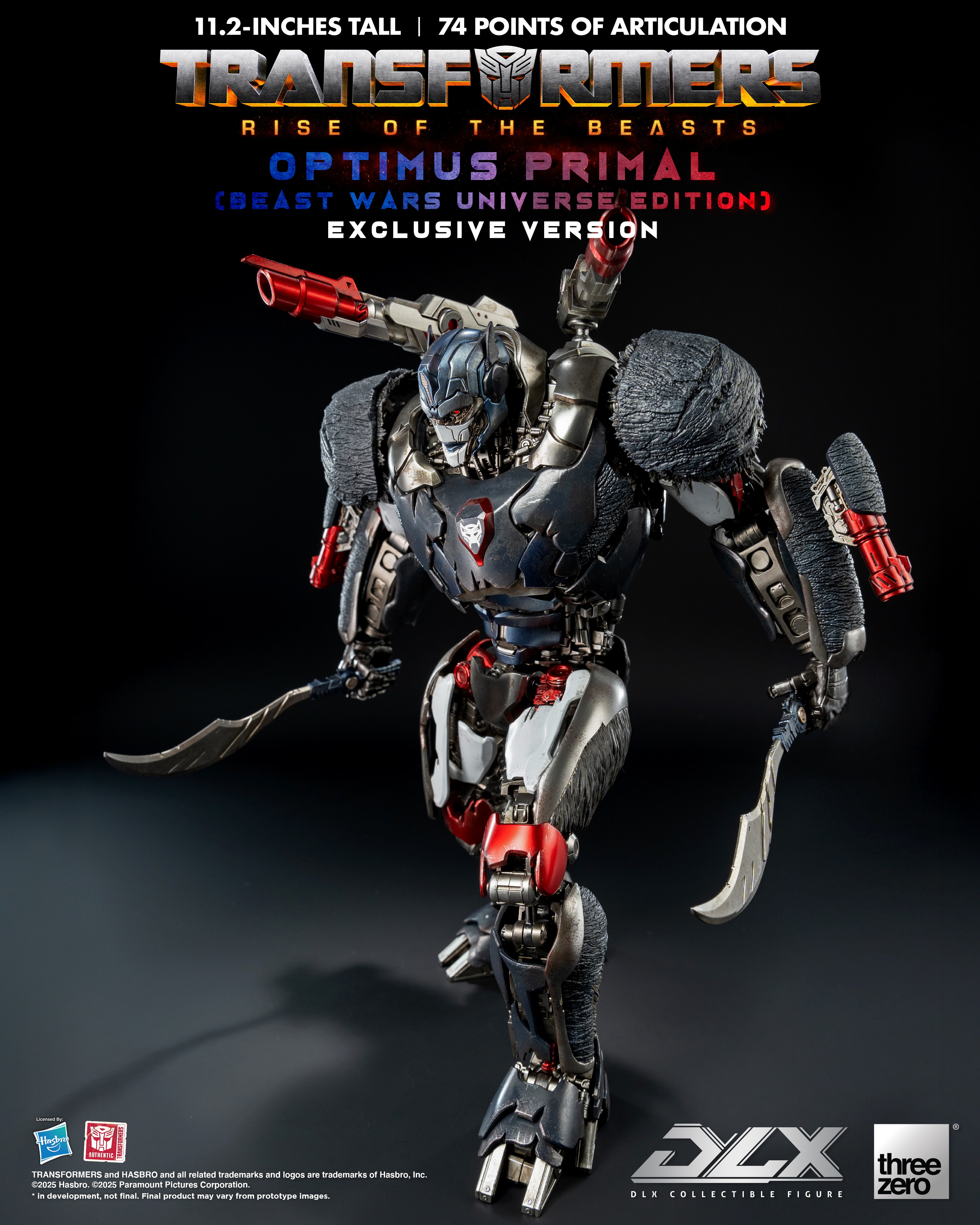 Transformers Optimus Primal (Beast Wars Universe Edition) DLX Exclusive Version Action Figure  Collector Edition (Prototype Shown) View 13