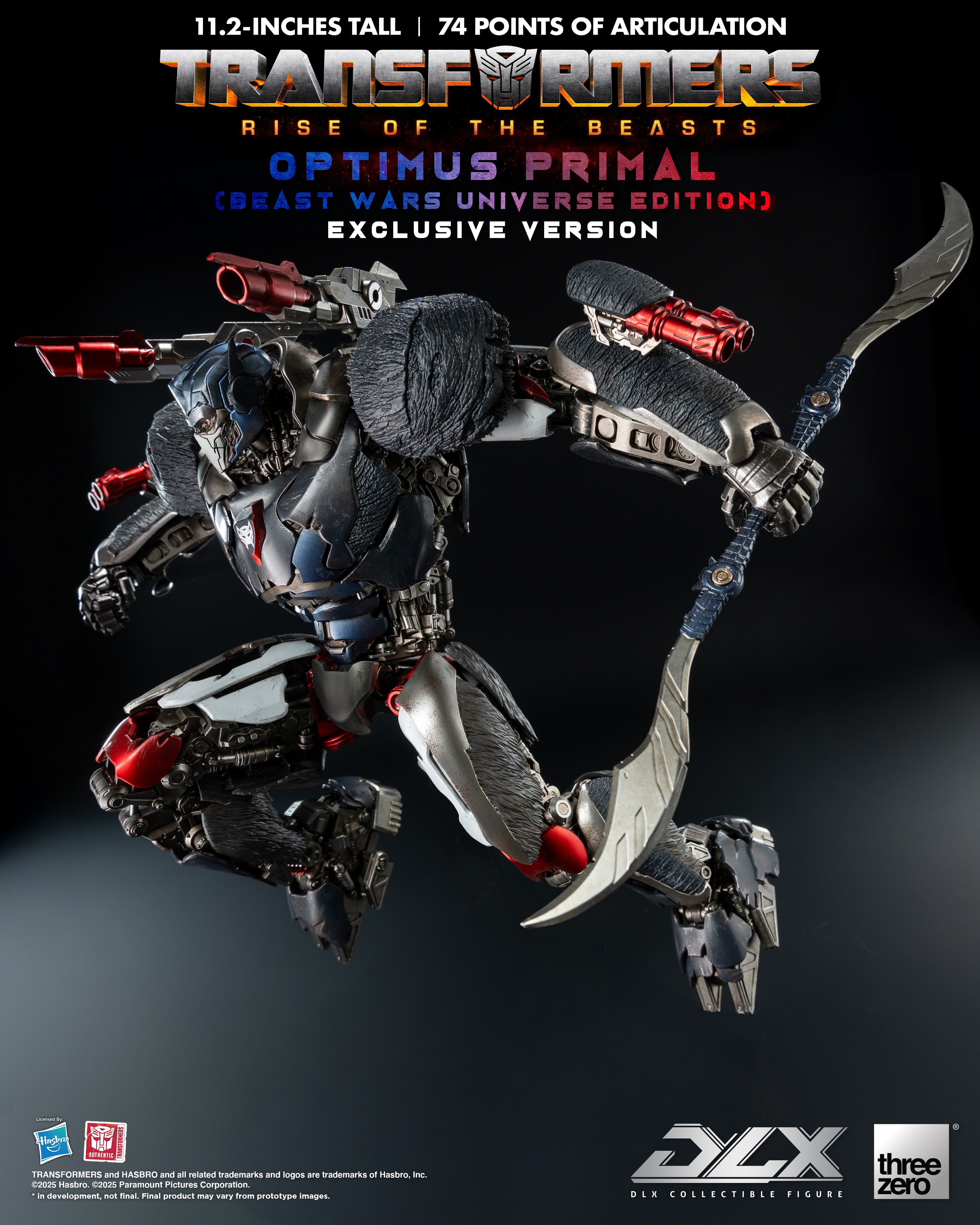 Transformers Optimus Primal (Beast Wars Universe Edition) DLX Exclusive Version Action Figure  Collector Edition (Prototype Shown) View 15