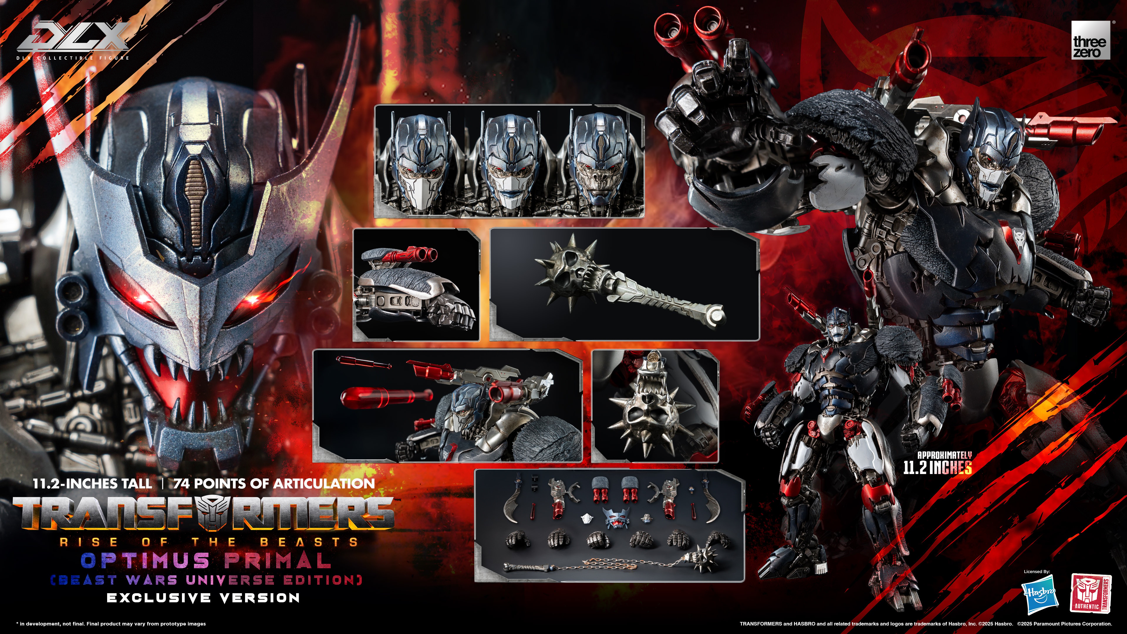 Transformers Optimus Primal (Beast Wars Universe Edition) DLX Exclusive Version Action Figure  Collector Edition (Prototype Shown) View 20