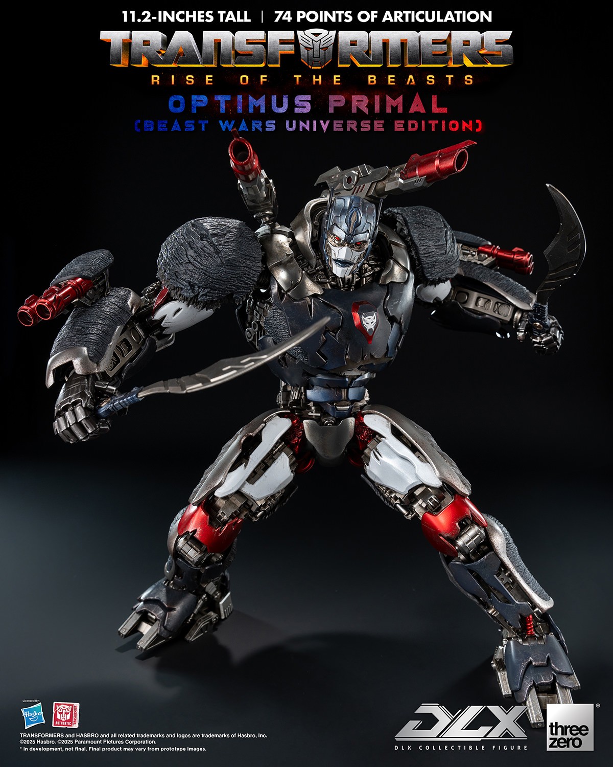 Transformers Optimus Primal (Beast Wars Universe Edition) DLX Action Figure  (Prototype Shown) View 10