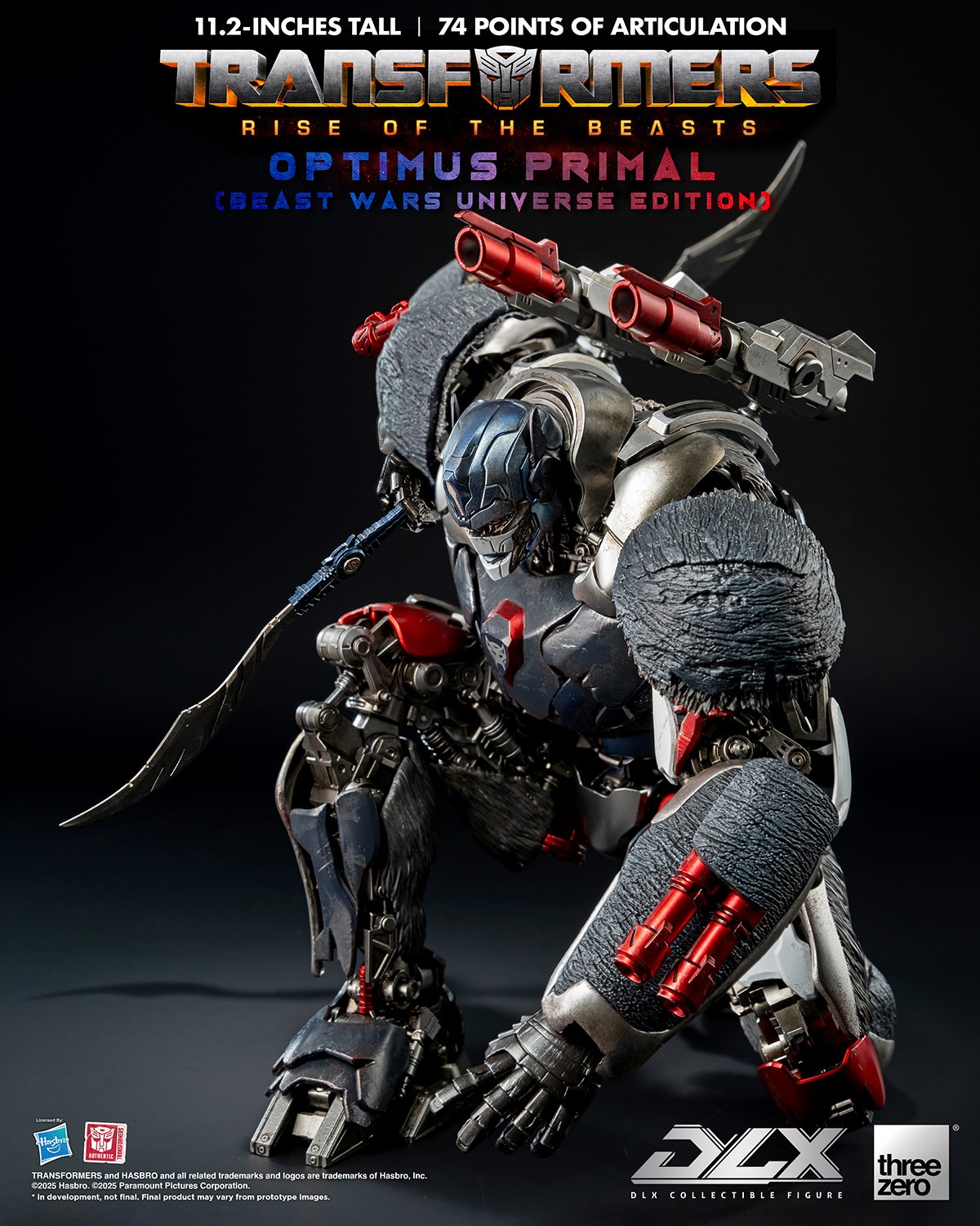 Transformers Optimus Primal (Beast Wars Universe Edition) DLX Action Figure  (Prototype Shown) View 13