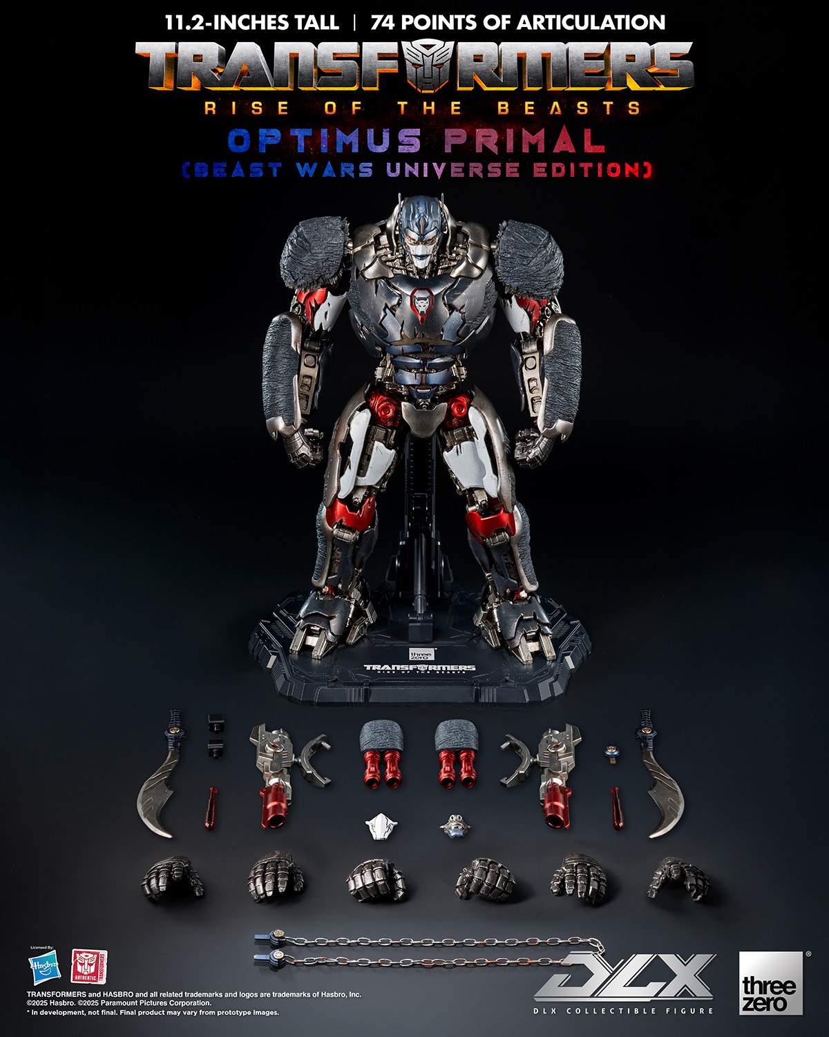Transformers Optimus Primal (Beast Wars Universe Edition) DLX Action Figure  (Prototype Shown) View 16