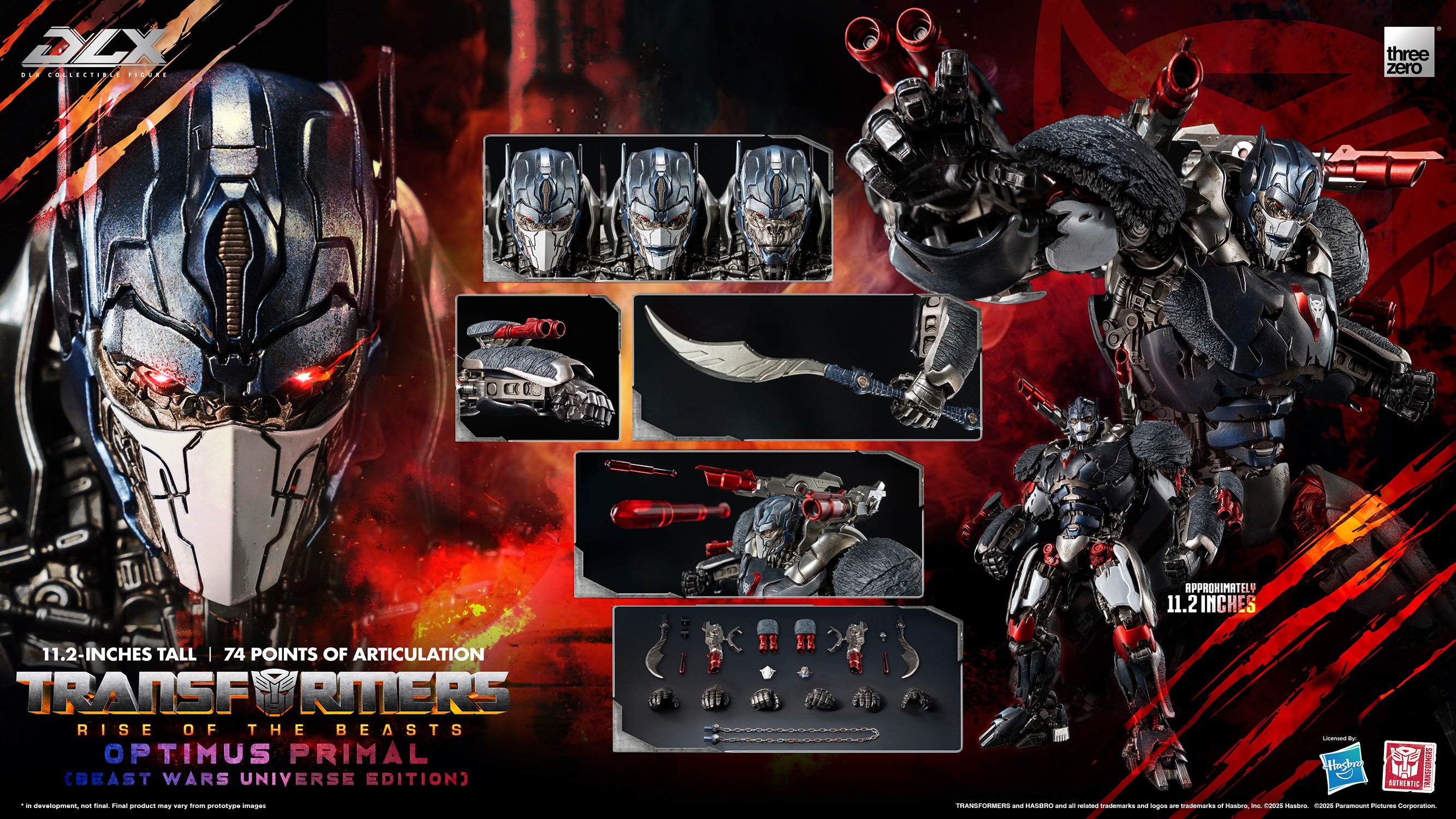 Transformers Optimus Primal (Beast Wars Universe Edition) DLX Action Figure  (Prototype Shown) View 17