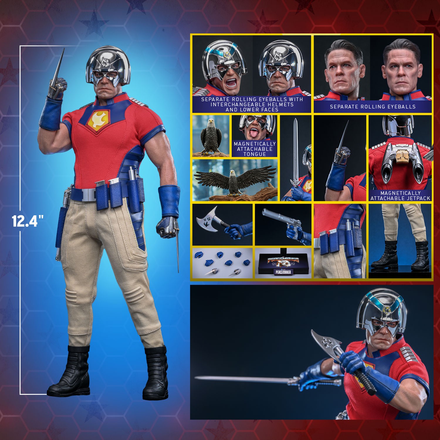 Peacemaker Sixth Scale Figure by Hot Toys | Sideshow Collectibles