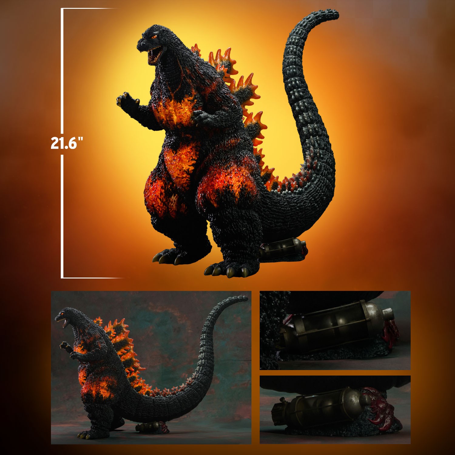 Godzilla Godzilla 1995 (Deluxe Edition) Statues  Collector Edition (Prototype Shown) View 2