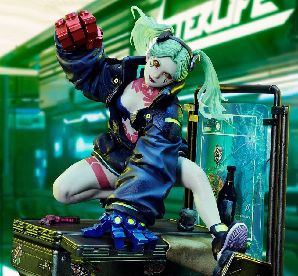Cyberpunk 2077 Rebecca Statues  (Prototype Shown) View 3