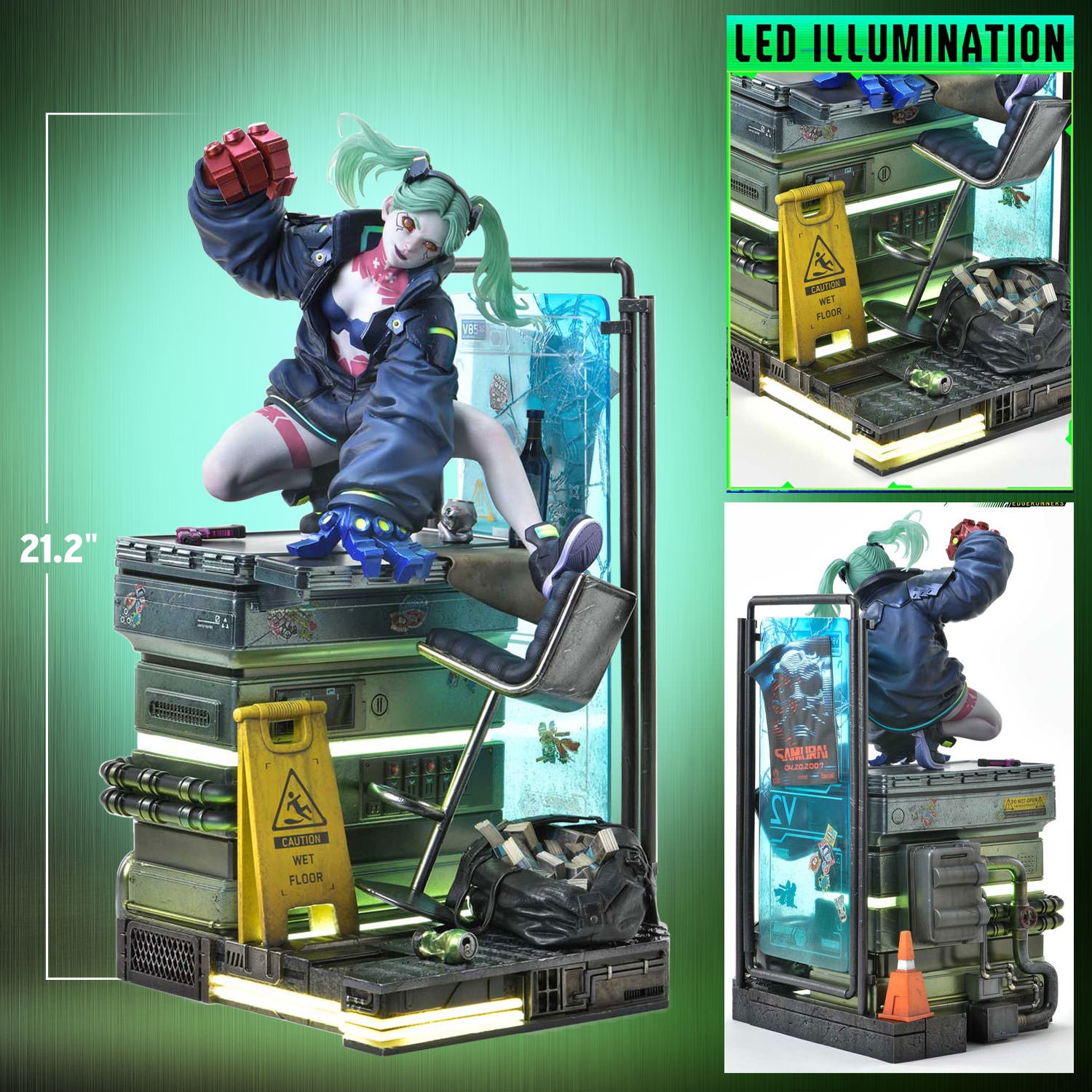 Cyberpunk 2077 Rebecca Statues  (Prototype Shown) View 2