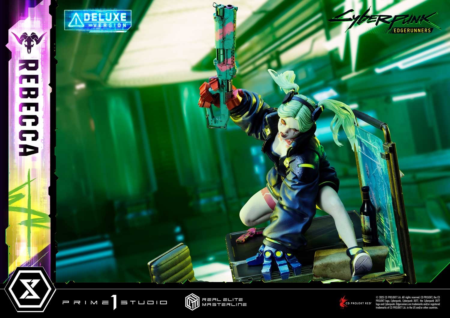Cyberpunk 2077 Rebecca (Deluxe Version) Statues  (Prototype Shown) View 7