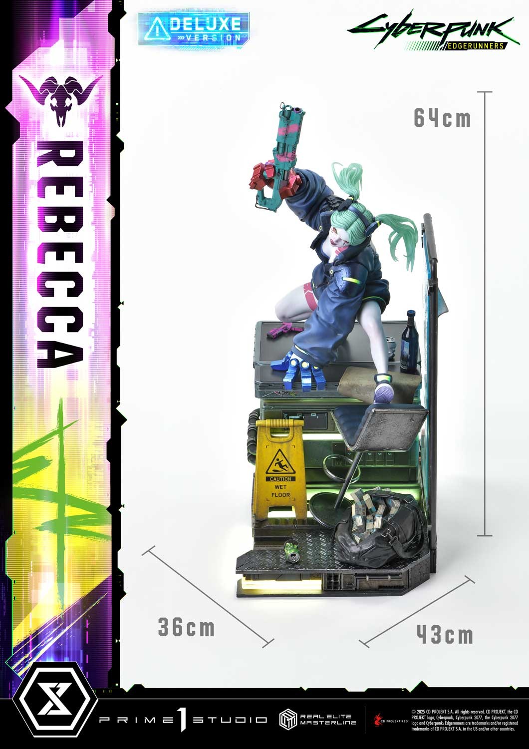 Cyberpunk 2077 Rebecca (Deluxe Version) Statues  (Prototype Shown) View 11