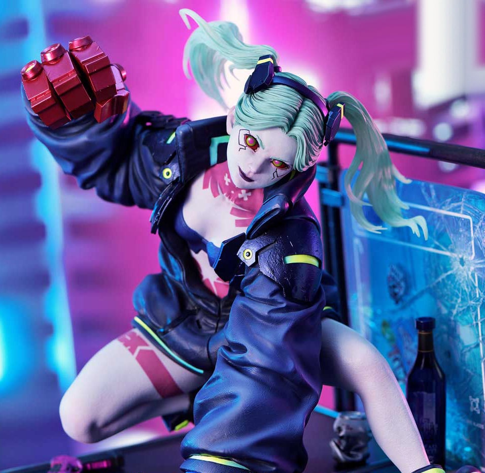 Cyberpunk 2077 Rebecca (Deluxe Bonus Version) Statues  (Prototype Shown) View 5