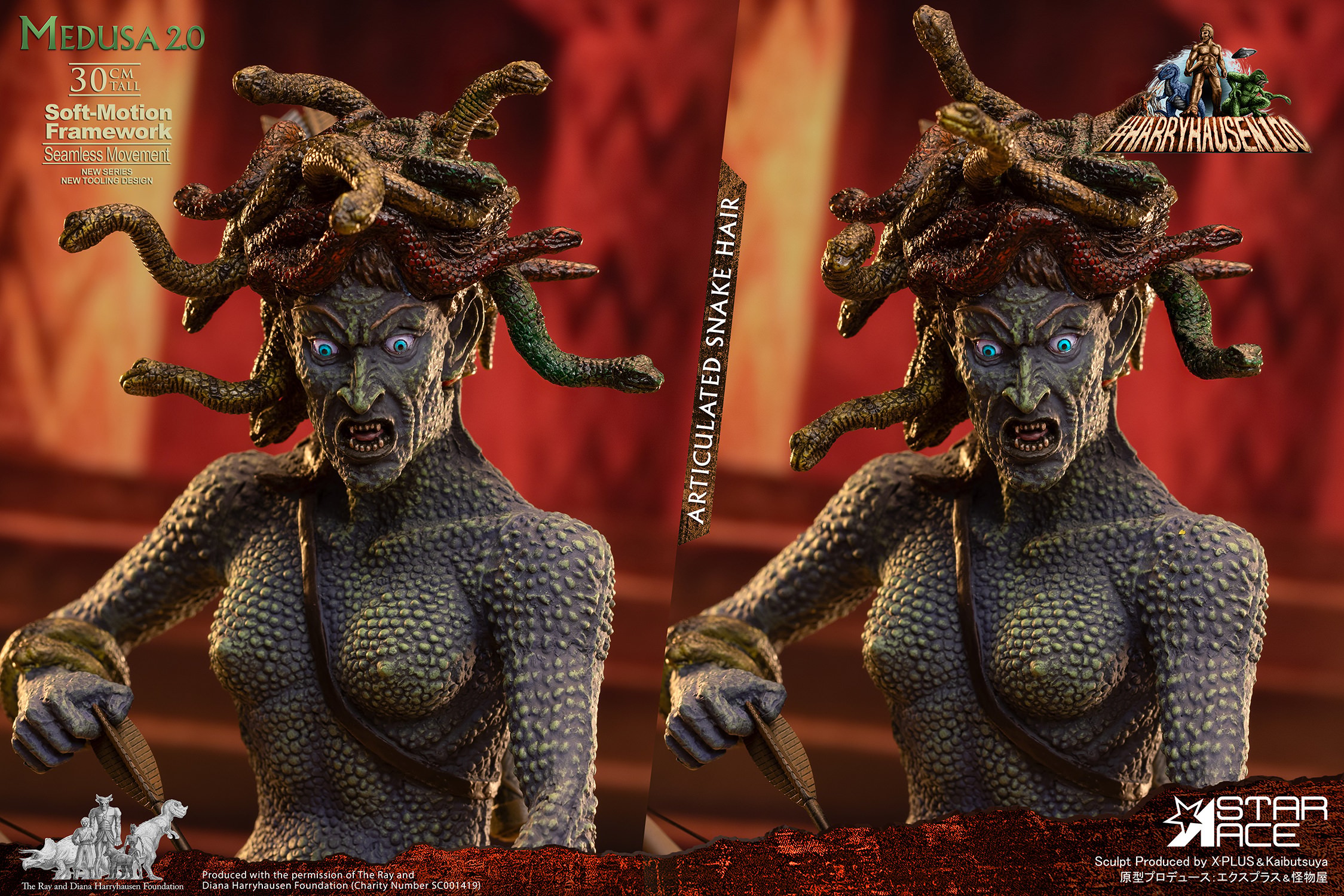 Ray Harryhausen Medusa 2.0 (Soft-Motion) Collectible Figure  (Prototype Shown) View 14