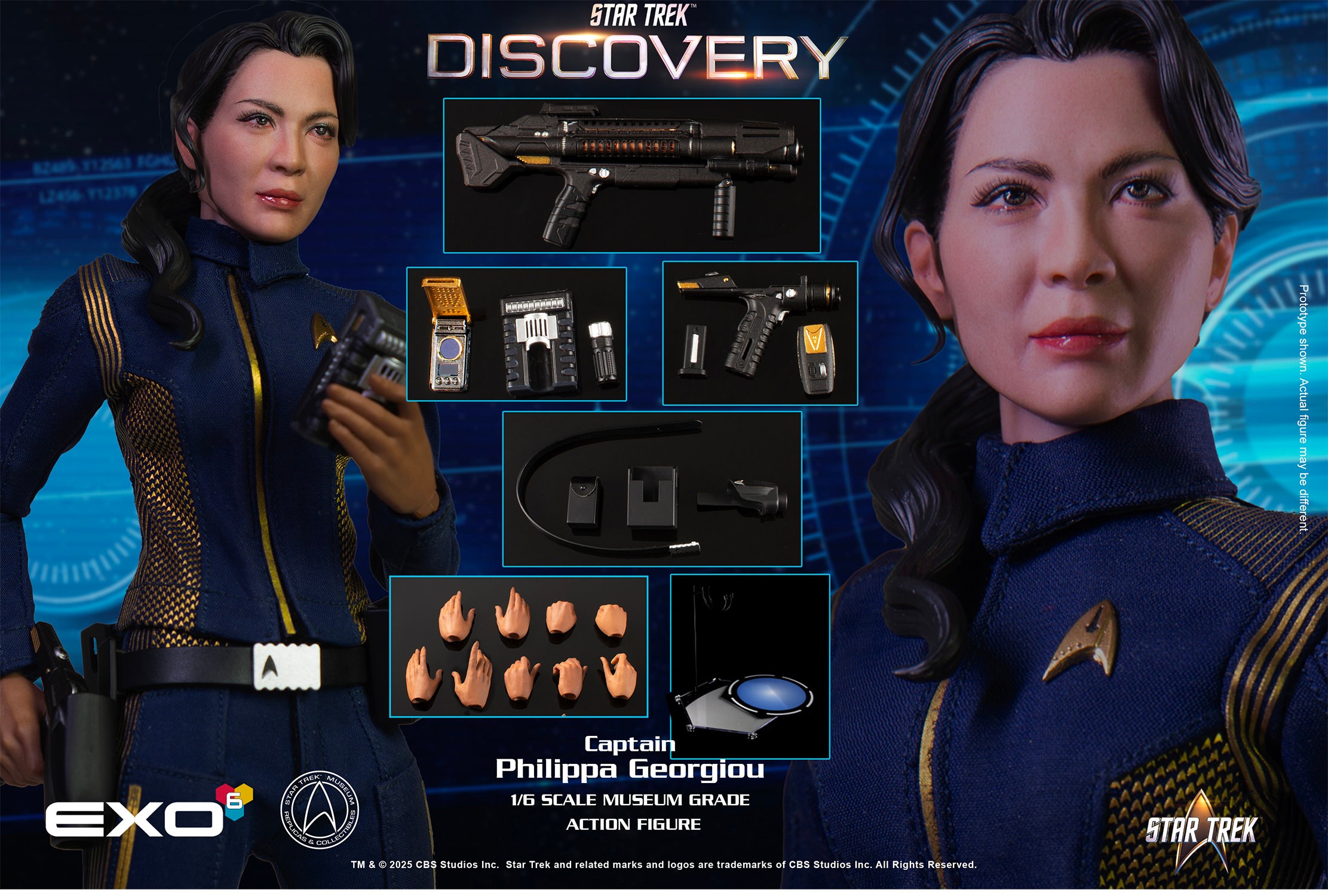 Star Trek Captain Georgiou Sixth Scale Figure  (Prototype Shown) View 11