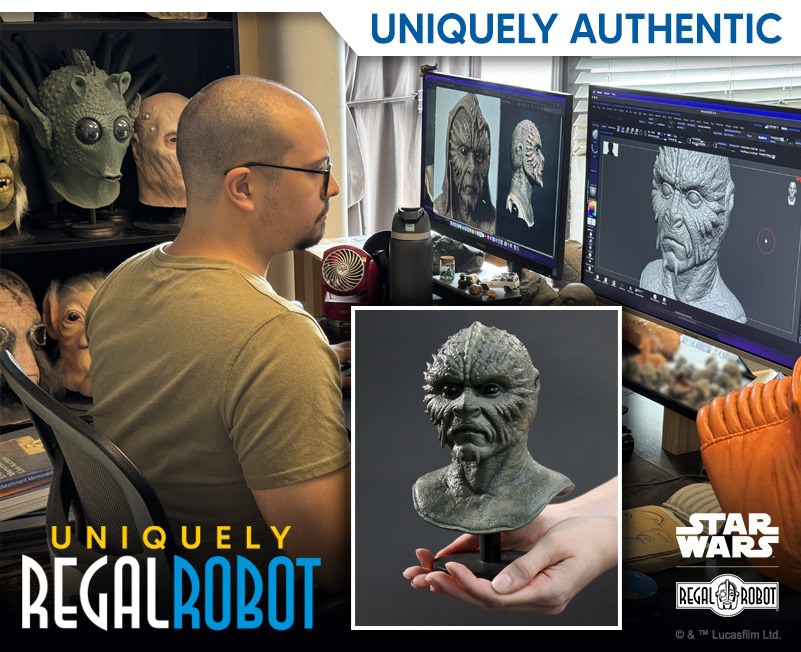 Star Wars Klaatu Mask Scaled Replica  (Prototype Shown) View 7