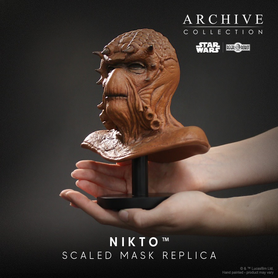 Star Wars Nikto Mask Scaled Replica  (Prototype Shown) View 3