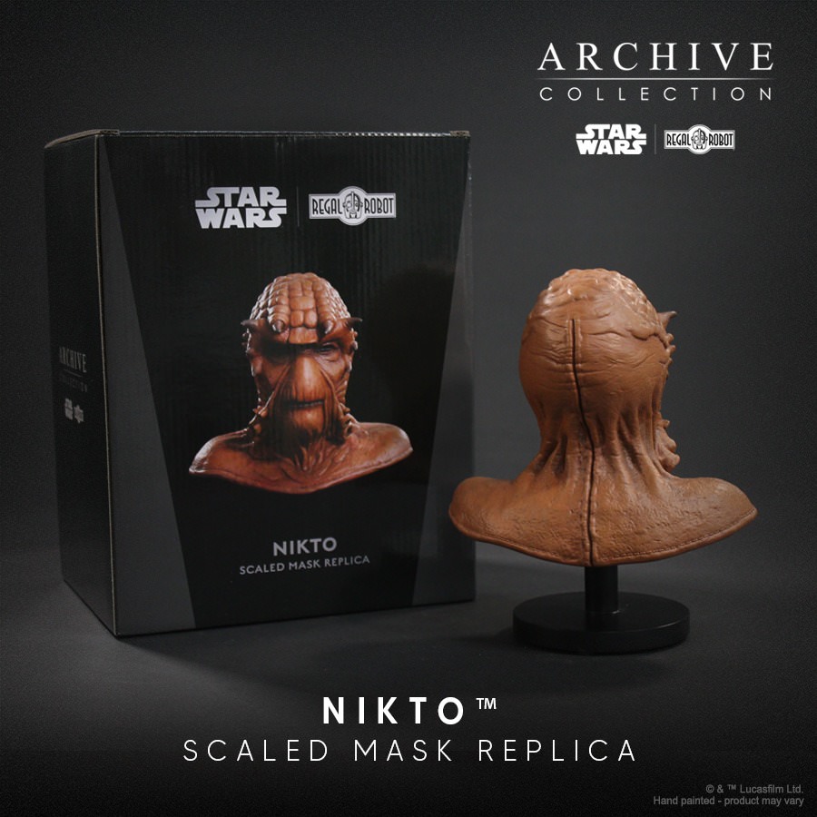 Star Wars Nikto Mask Scaled Replica  (Prototype Shown) View 4