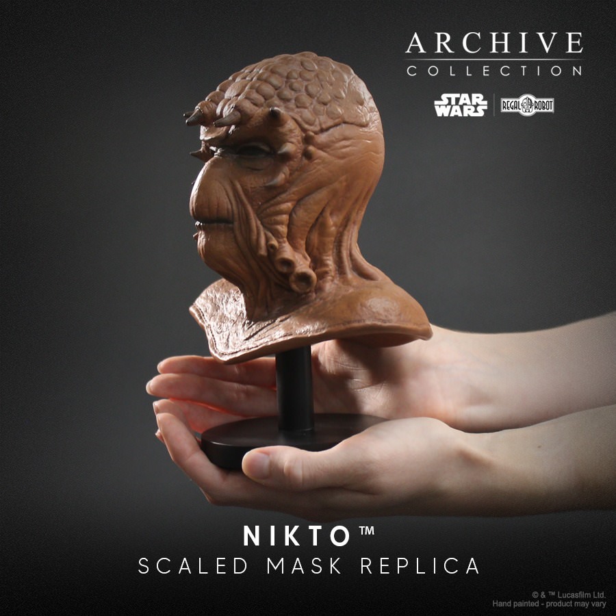 Star Wars Nikto Mask Scaled Replica  (Prototype Shown) View 6