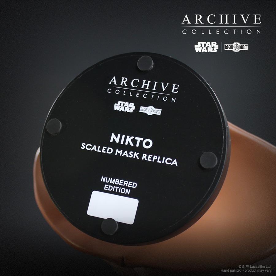 Star Wars Nikto Mask Scaled Replica  (Prototype Shown) View 7