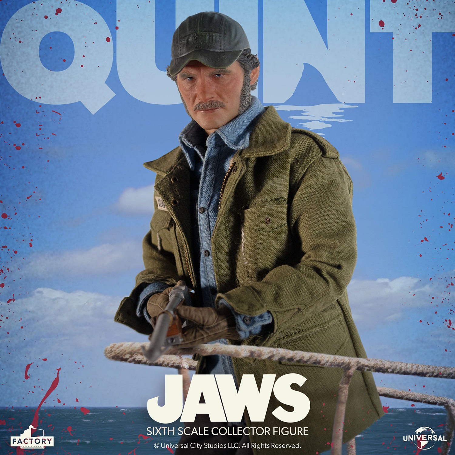 Jaws Quint Sixth Scale Figure  (Prototype Shown) View 3