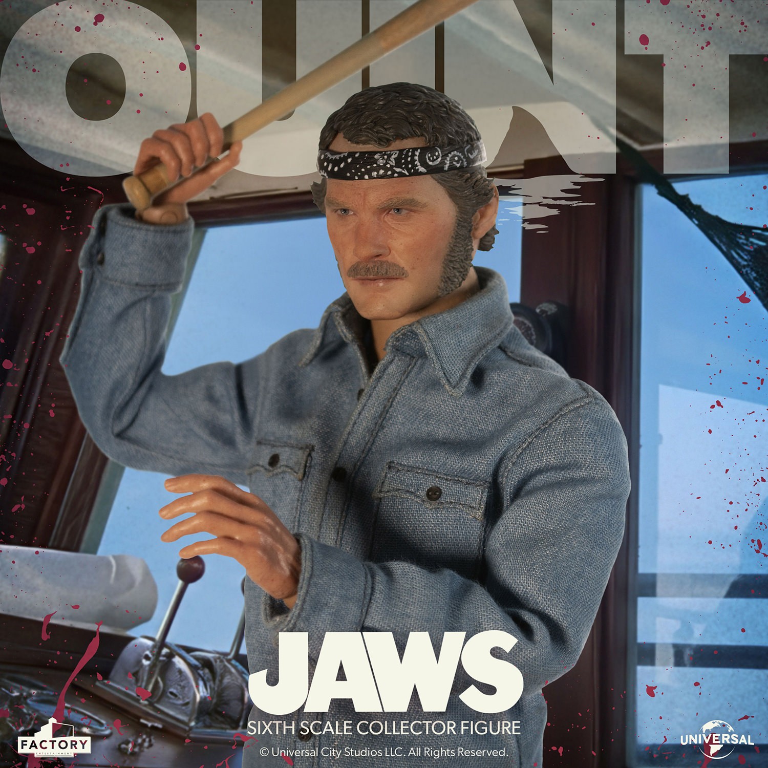 Jaws Quint Sixth Scale Figure  (Prototype Shown) View 4
