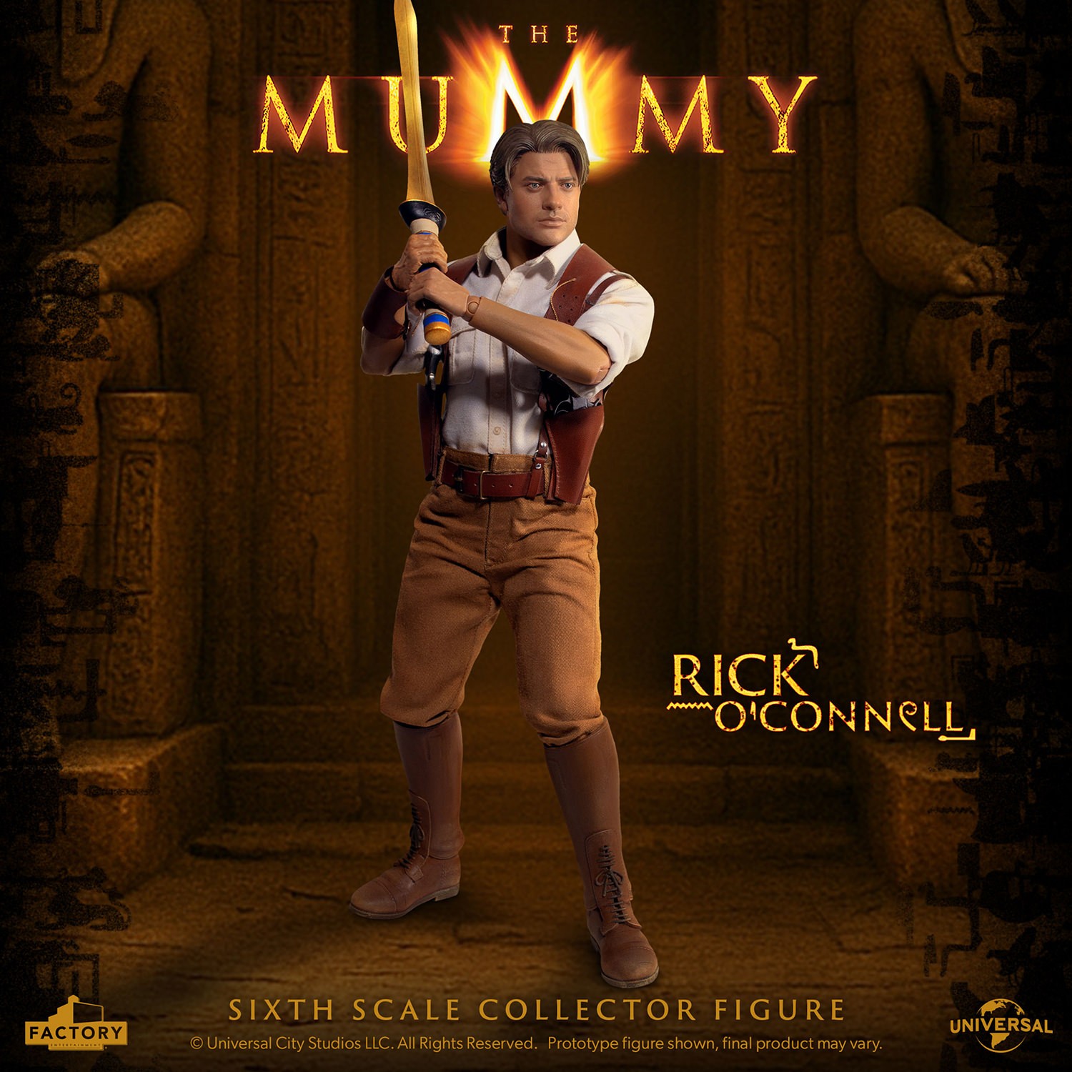 【サイドショウ】THE MUMMY フィギュア Rick O'Connell Sixth Scale Figure by Factory Entertainment