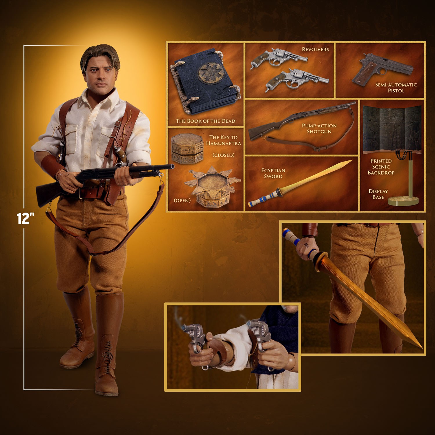 Rick O'Connell Sixth Scale Figure by Factory Entertainment