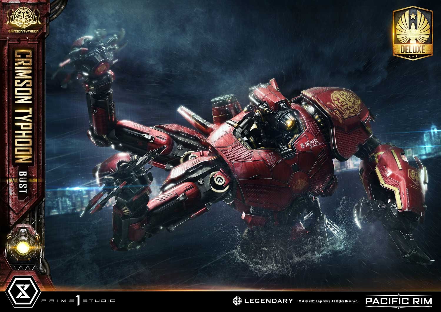 Pacific Rim Crimson Typhoon (Deluxe Version) Bust  (Prototype Shown) View 7