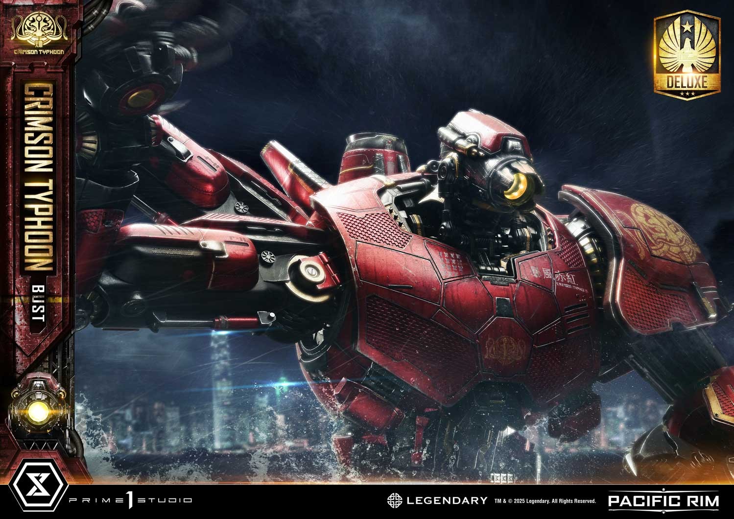 Pacific Rim Crimson Typhoon (Deluxe Version) Bust  (Prototype Shown) View 8