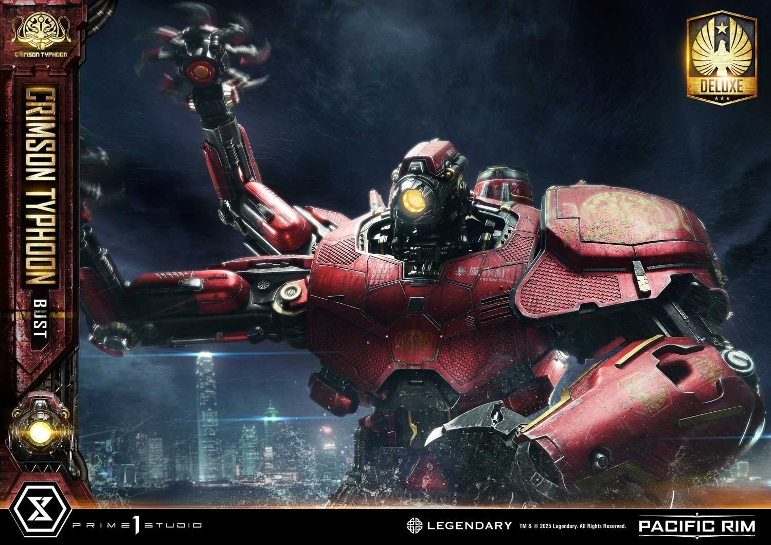 Pacific Rim Crimson Typhoon (Deluxe Version) Bust  (Prototype Shown) View 9