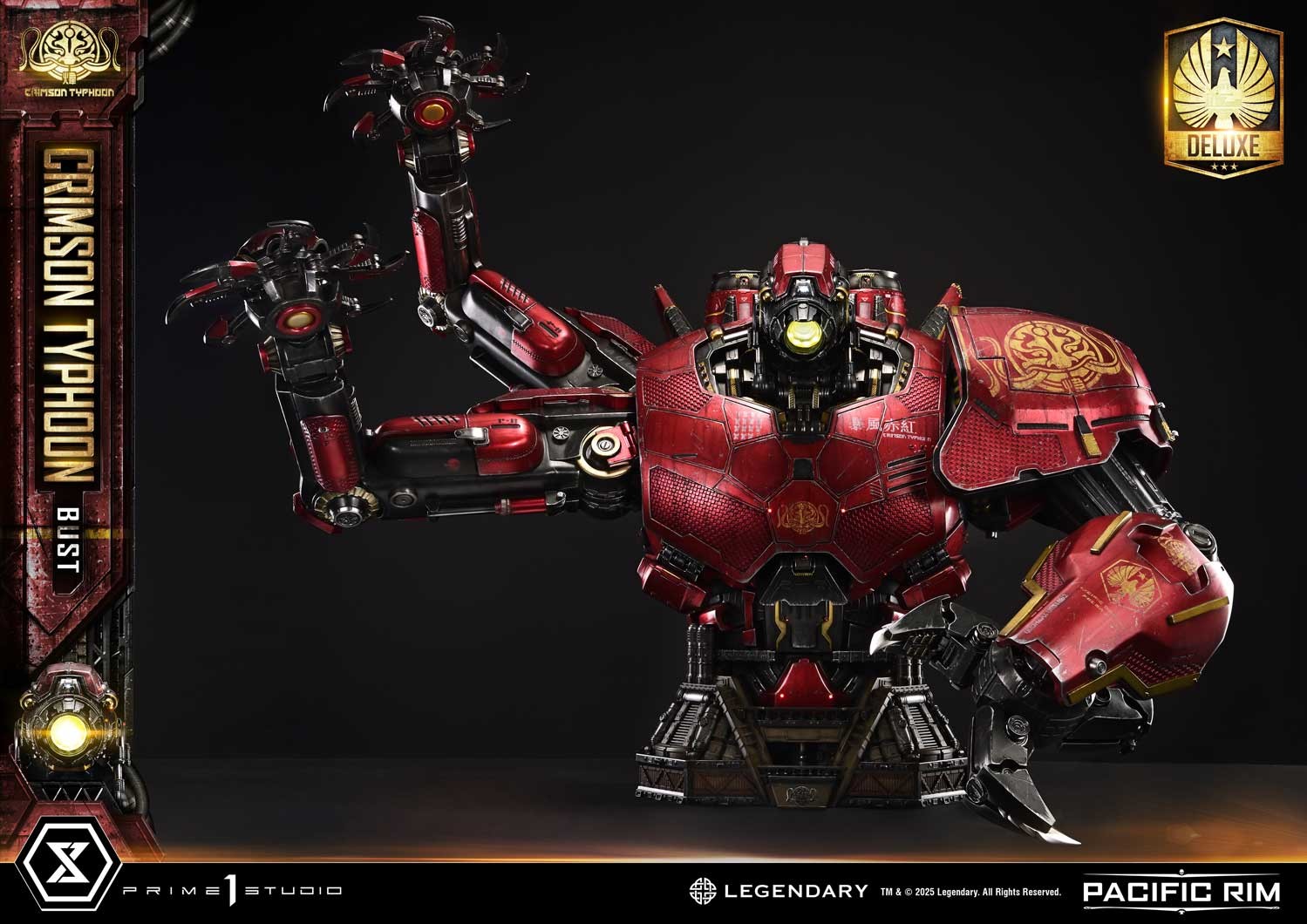 Pacific Rim Crimson Typhoon (Deluxe Version) Bust  (Prototype Shown) View 10