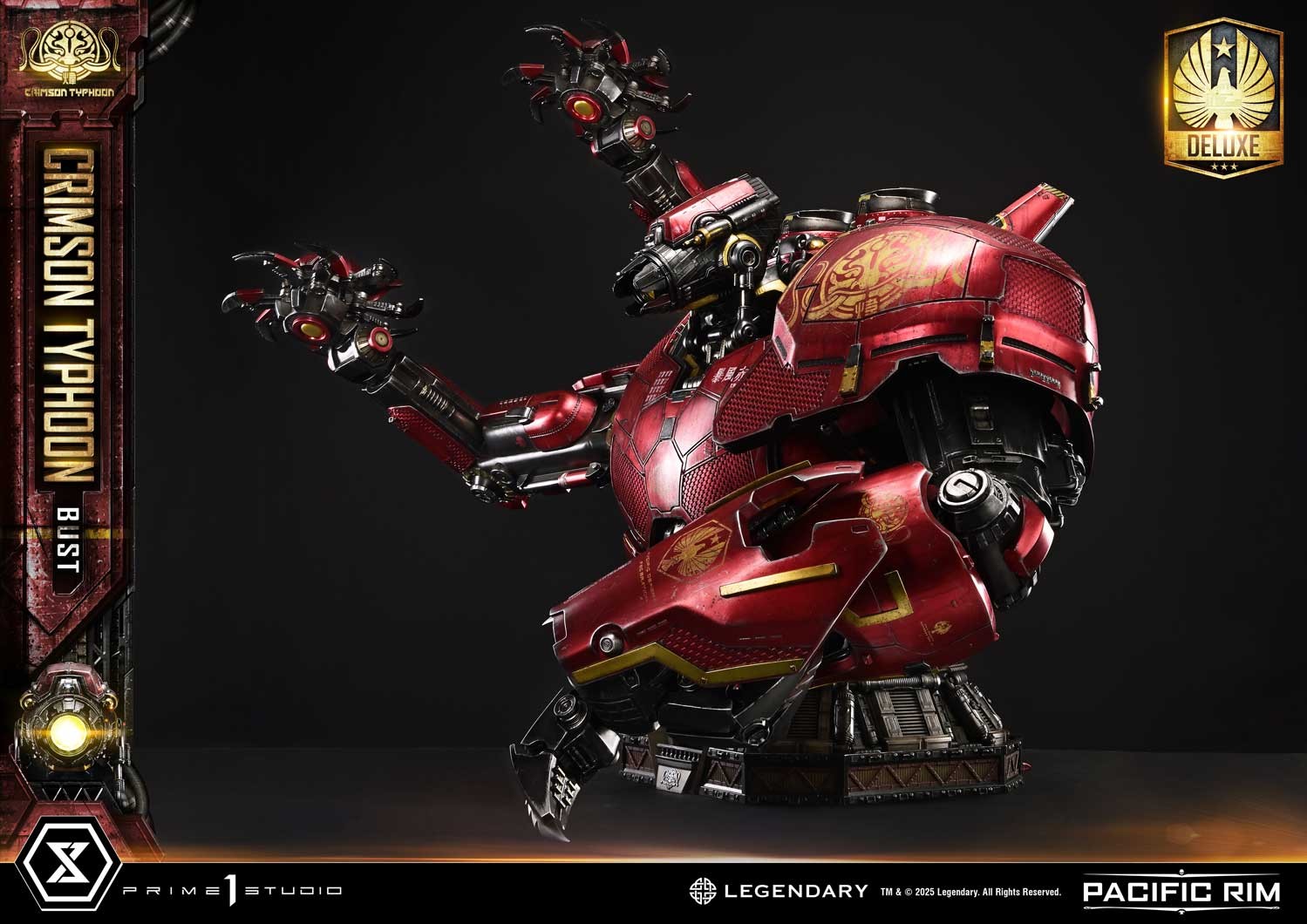Pacific Rim Crimson Typhoon (Deluxe Version) Bust  (Prototype Shown) View 12