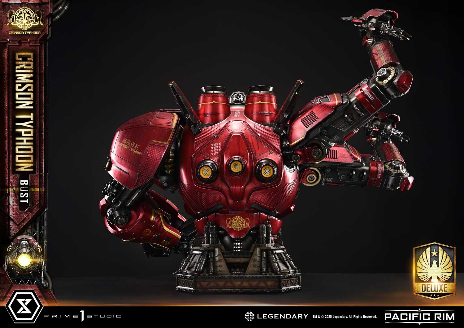 Pacific Rim Crimson Typhoon (Deluxe Version) Bust  (Prototype Shown) View 13