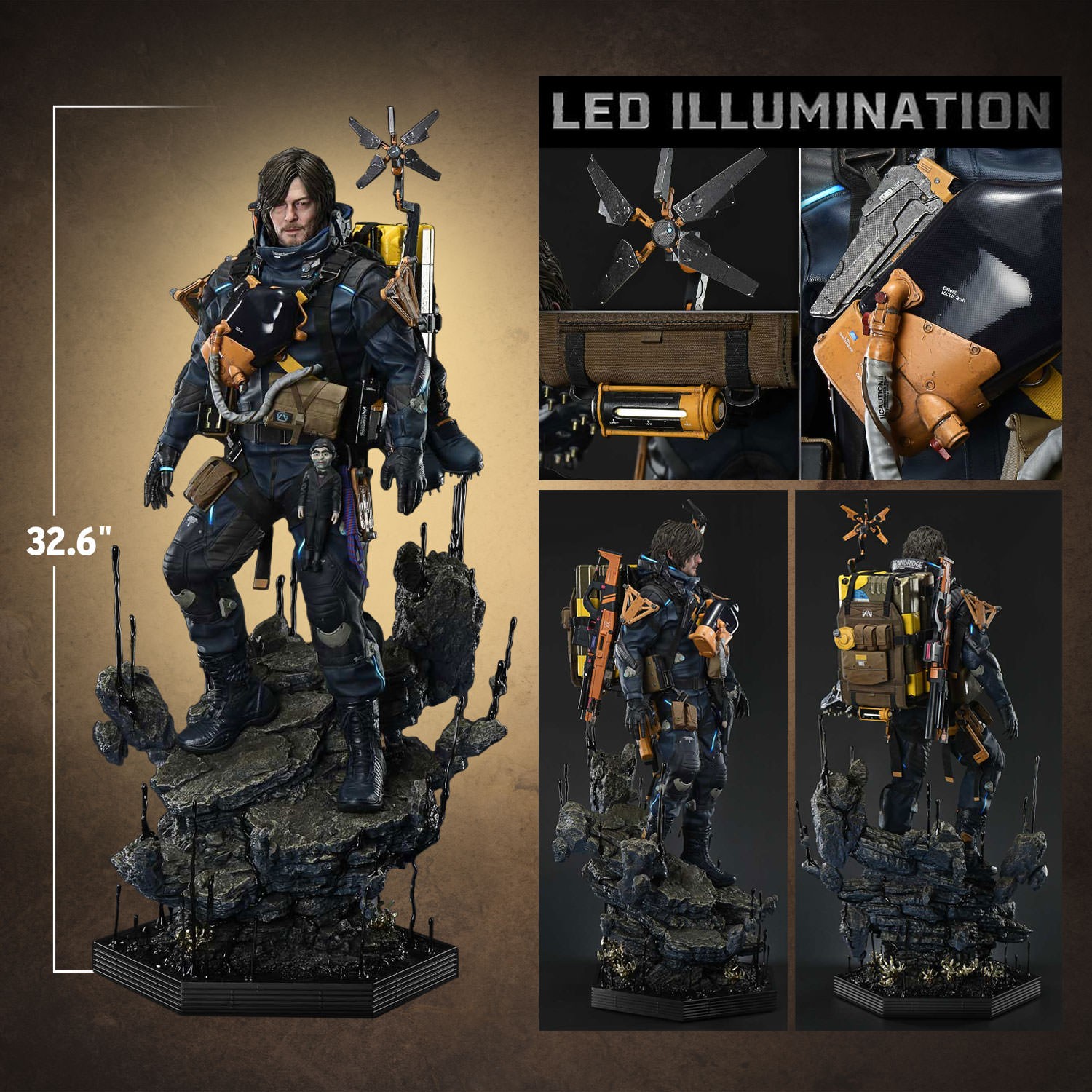 Death Stranding Sam 1:3 Scale Statue  (Prototype Shown) View 2