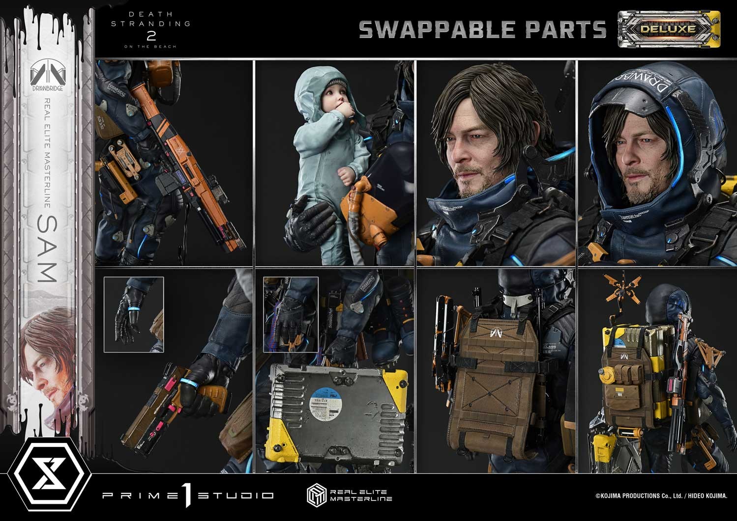 Death Stranding Sam (Deluxe Version) 1:3 Scale Statue  (Prototype Shown) View 6
